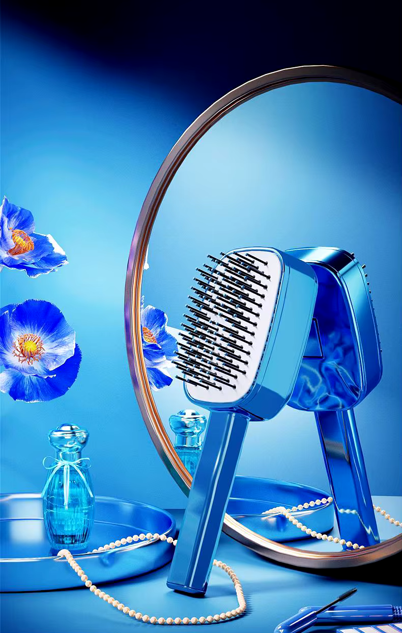 Lushly Self Cleaning Hair Brush